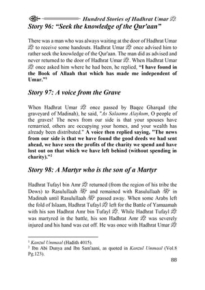 100 Stories Of Hadhrat Umar