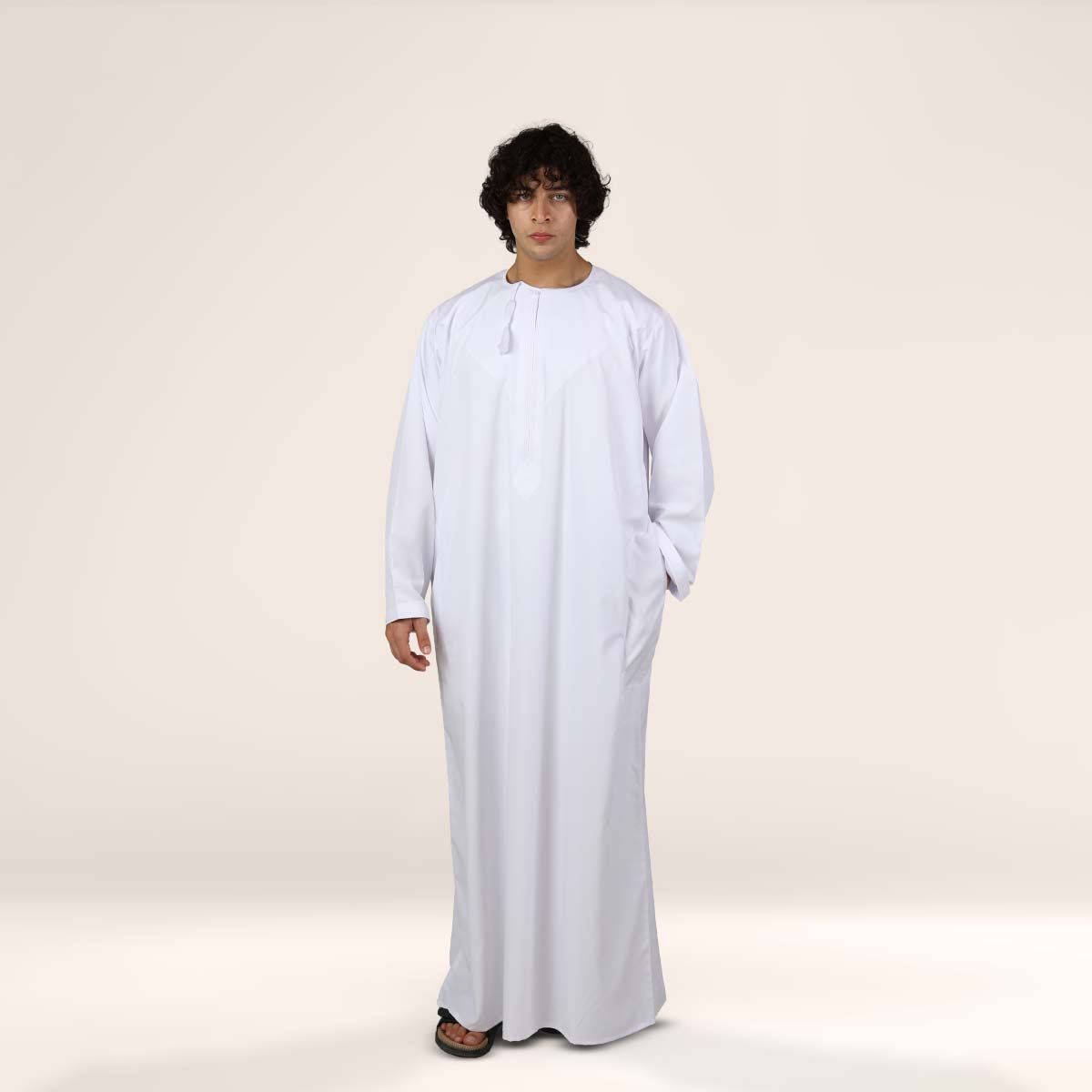 Triple White Omani Dishdasha