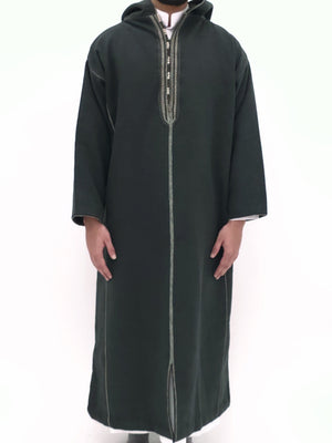 Premium Forest Green Djellaba