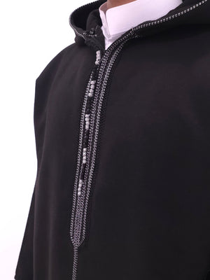 Premium Jet Black Djellaba