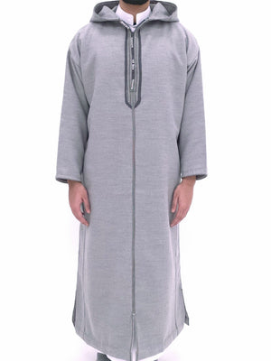 Premium Heather Gray Djellaba