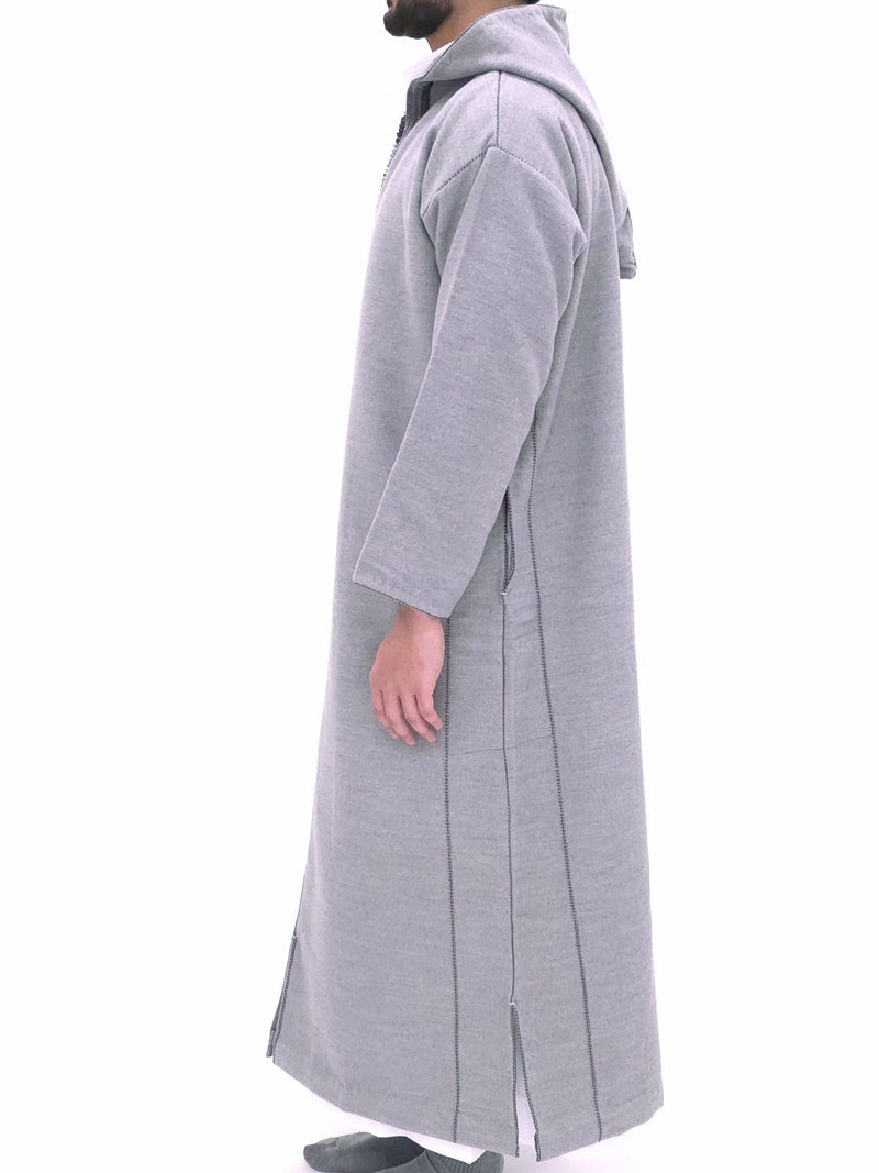 Premium Heather Gray Djellaba