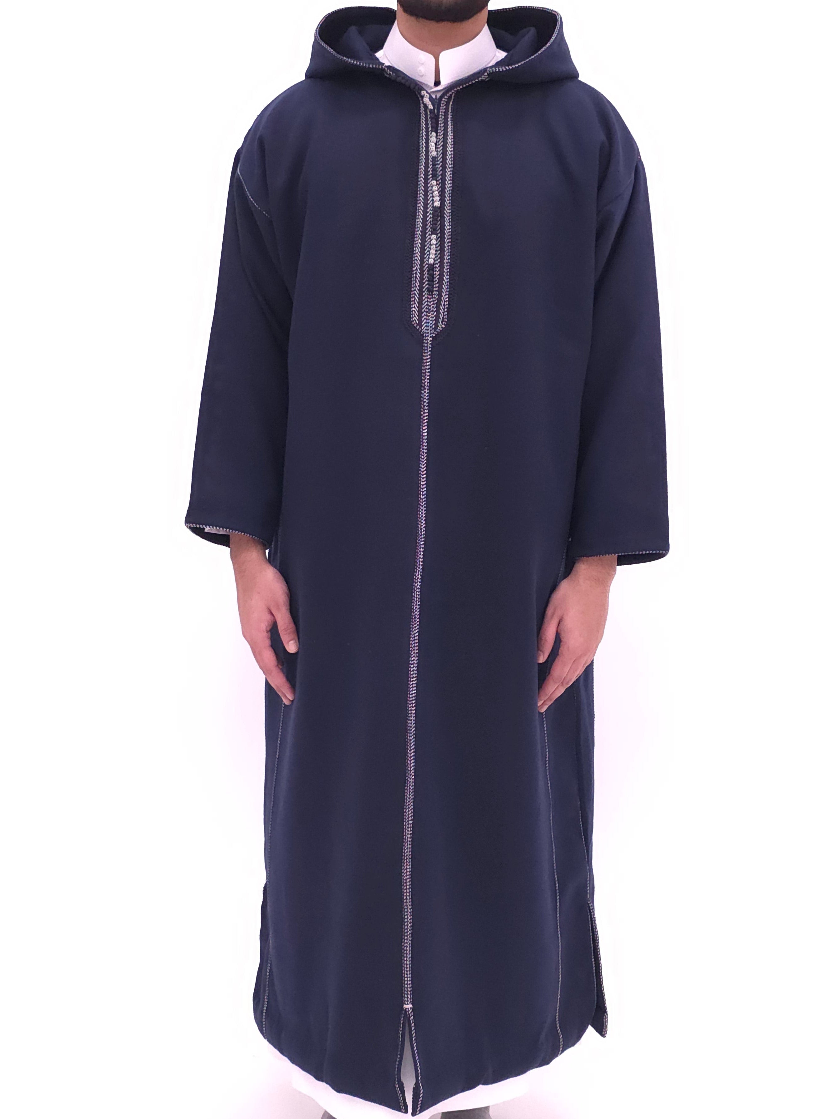 Premium Navy Blue Djellaba