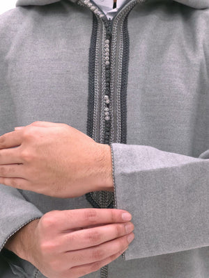 Premium Heather Gray Djellaba