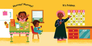 Friday Fun (An Our Neighborhood Series Board Book for Toddlers Celebrating Islam) by Marzieh Abbas: Board Books; 26 pages / English
