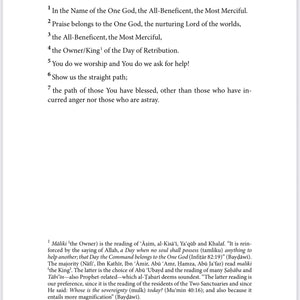 The Meanings of the Inimitable Quran: A Lection-Based Rendering in English