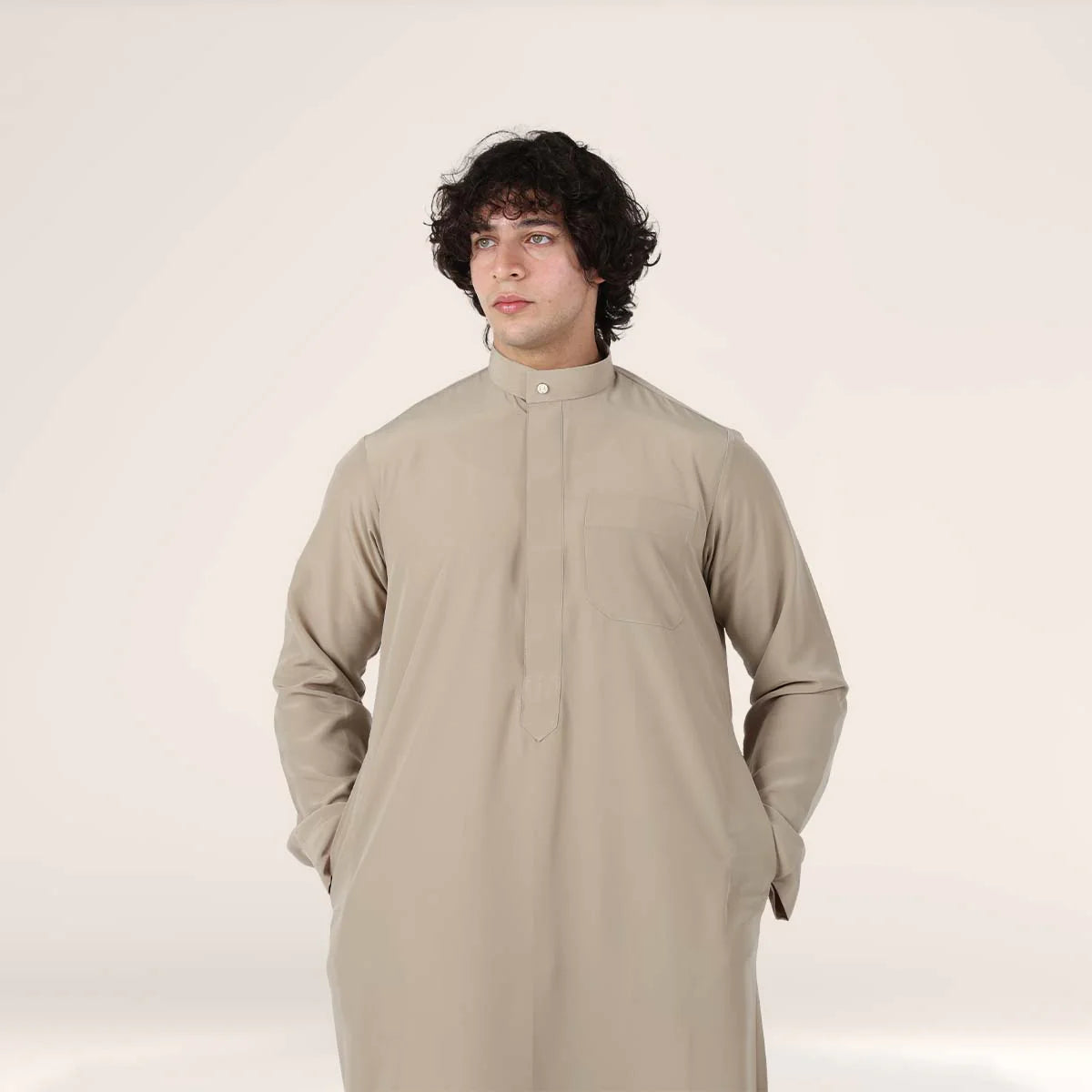 Collar Thobe Desert Sand