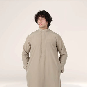 Collar Thobe Desert Sand