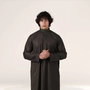 Collar Thobe Imperial Olive