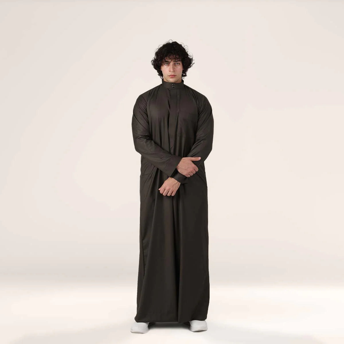 Collar Thobe Imperial Olive