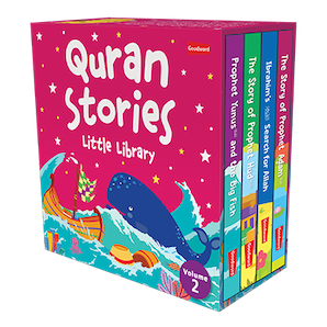 Quran Stories - Little Library - Vol.2  (4 Board Books Set)