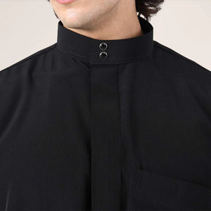 Collar Thobe Obsidian Black