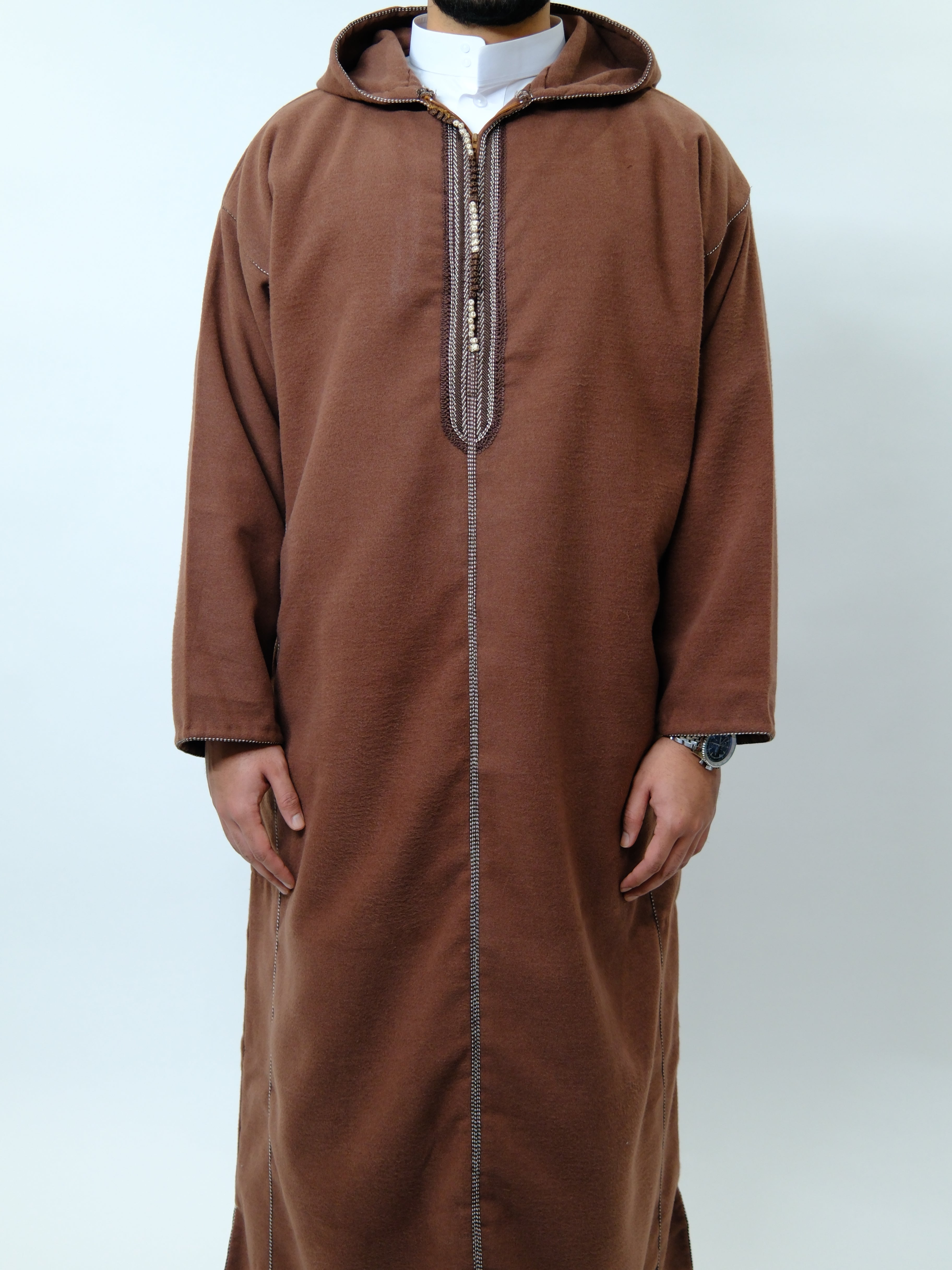 Premium Pecan Brown Djellaba