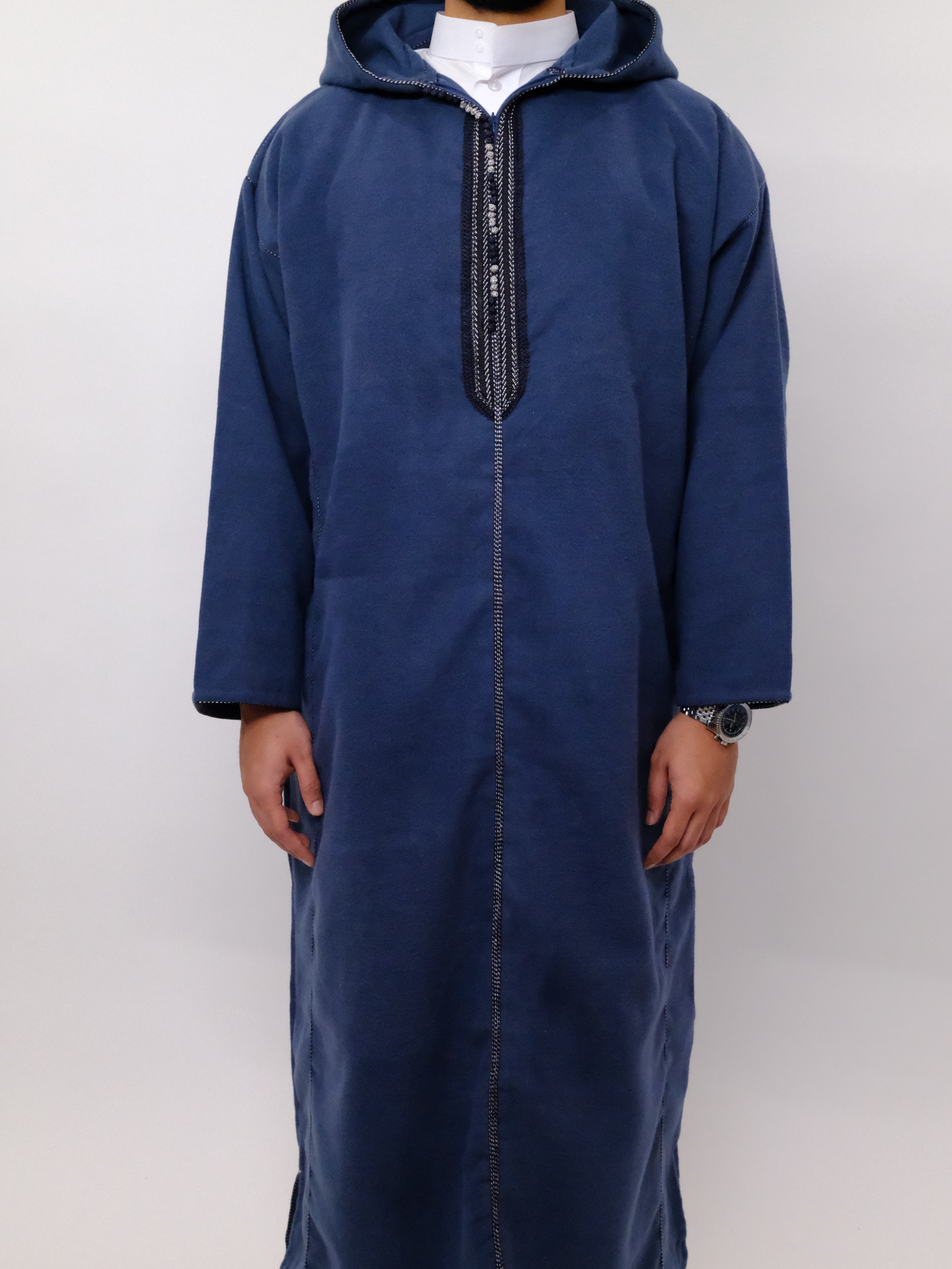 Premium Sapphire Blue Djellaba