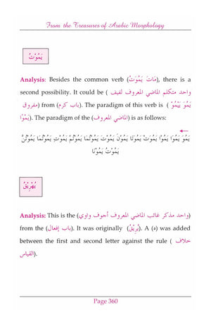 From The Treasure Of Arabic Morphology