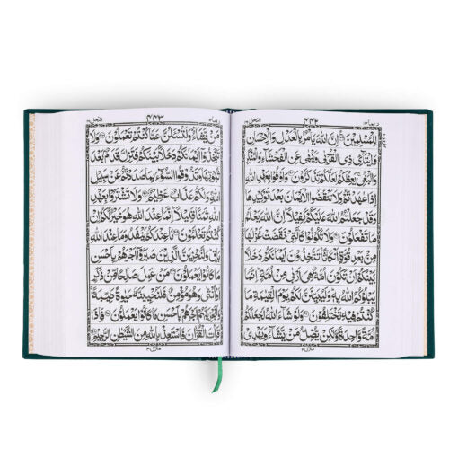 QURAN MAJEED NO.1 SADA (POPLIN BINDING.) WITH CLEAR