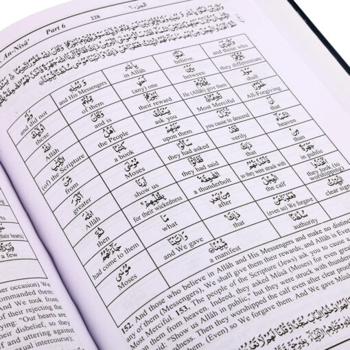MEANING OF THE NOBLE QURAN(WORD FOR WORD)3VOL. HB