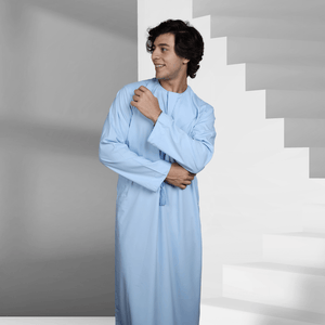 Tropical Blue Emirati Thobe