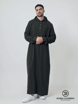 Winter Tech Thobe 324 Green