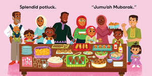 Friday Fun (An Our Neighborhood Series Board Book for Toddlers Celebrating Islam) by Marzieh Abbas: Board Books; 26 pages / English