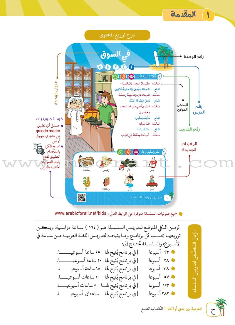 Arabic Between Our Children's Hands Textbook: Level 9