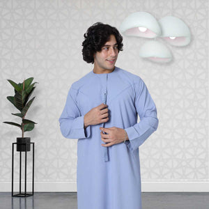 Thobe For Men Pestle Sky Blue