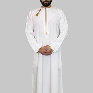 White Gold Omani Dishdasha