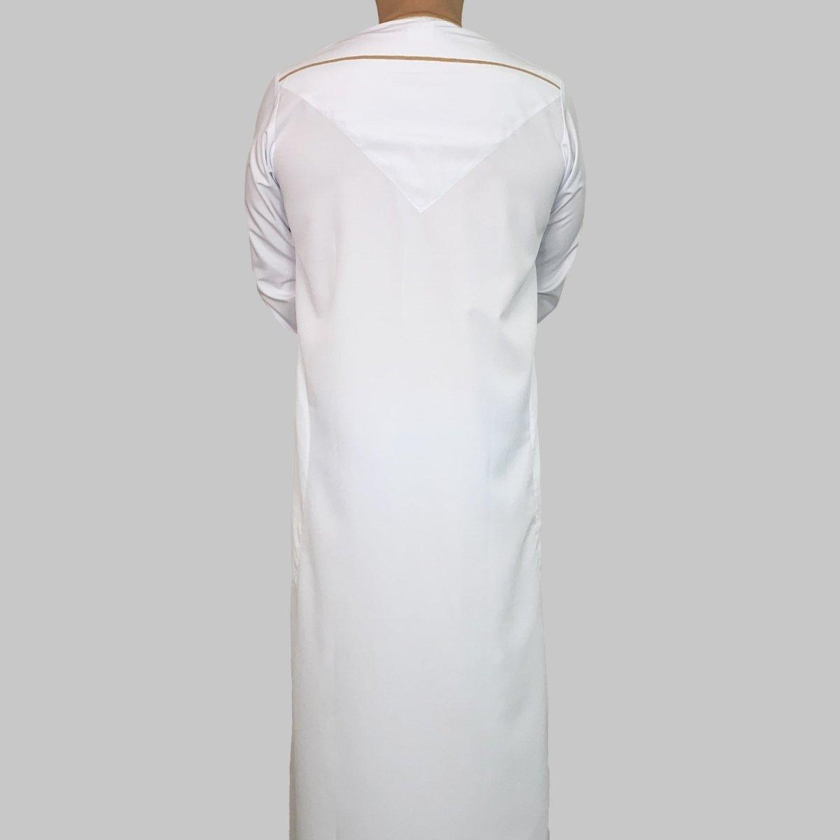 White Gold Omani Dishdasha
