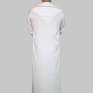 White Gold Omani Dishdasha