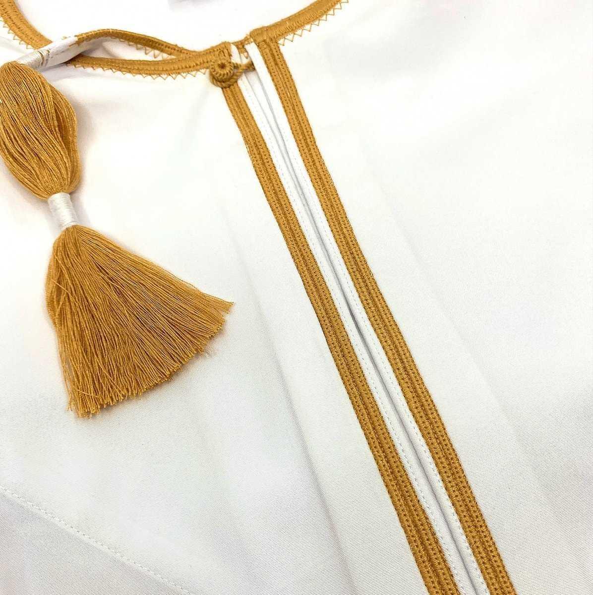 White Gold Omani Dishdasha