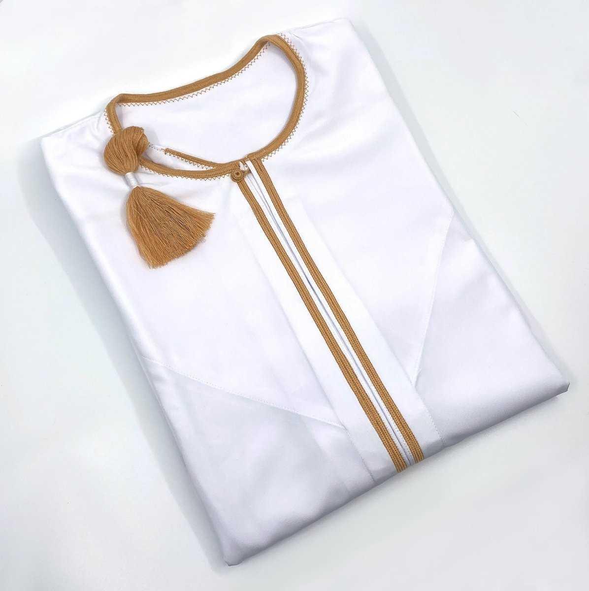White Gold Omani Dishdasha